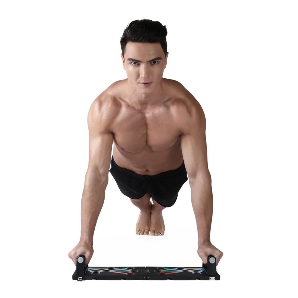 Ergonomic Push-Up Stand Bars – Home Workout Strength Trainer