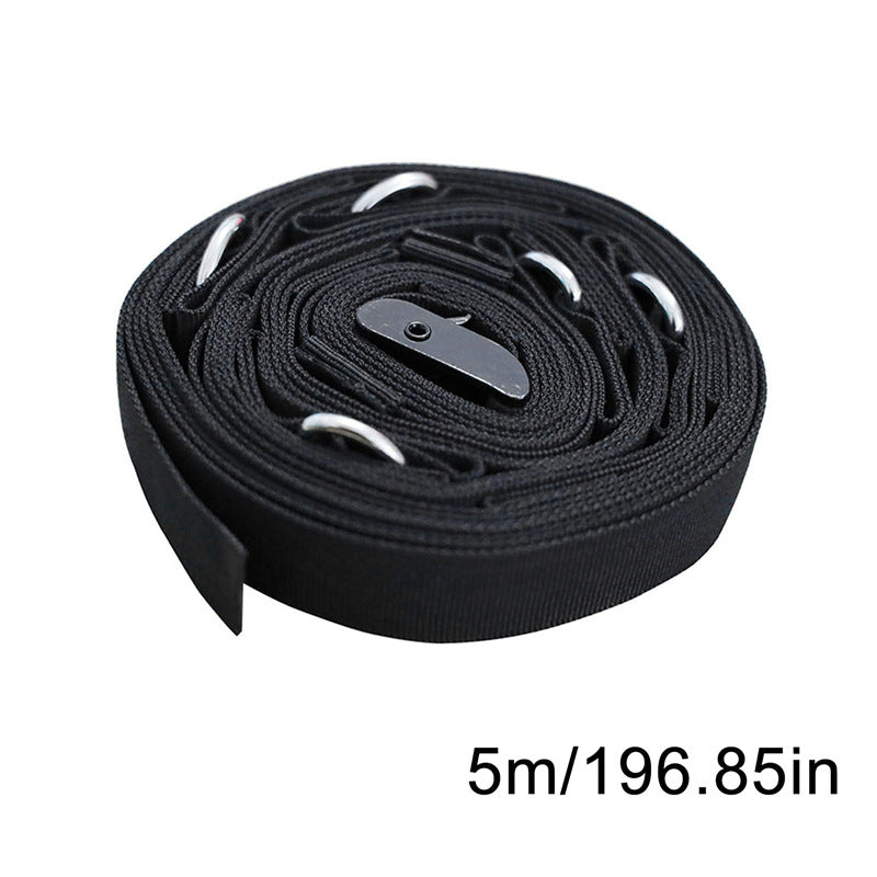 Multi-Point Resistance Band Door Anchor Strap – Portable Home Gym Accessory