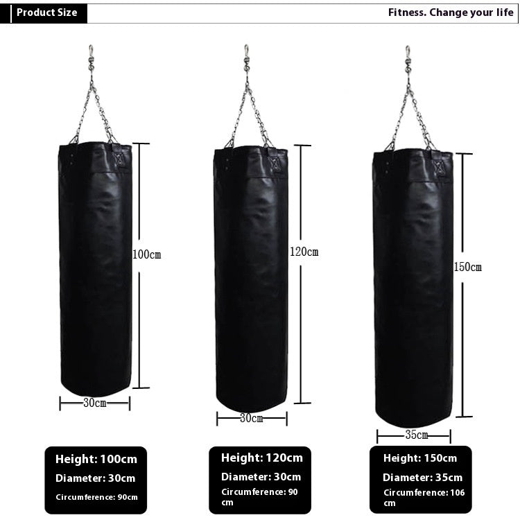 Heavy Hanging Boxing Sandbag – Home Training Fitness Punching Bag
