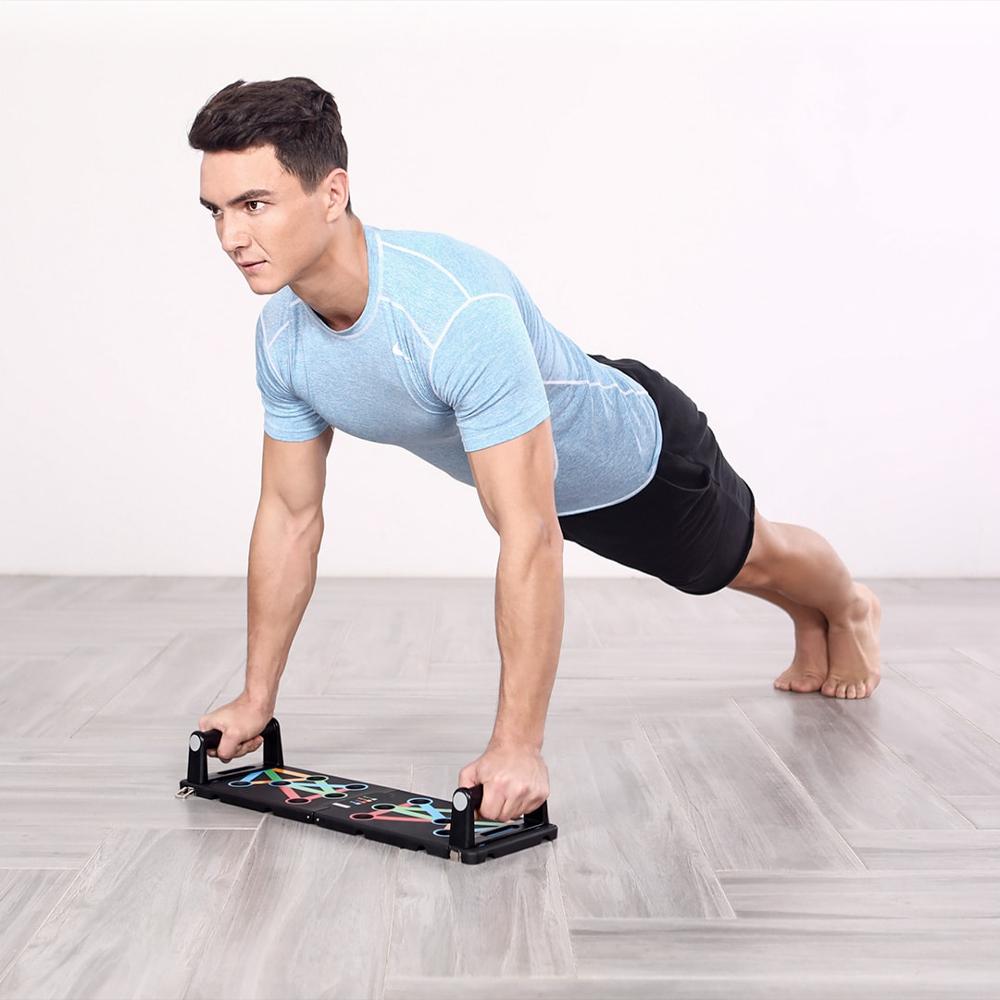 Ergonomic Push-Up Stand Bars – Home Workout Strength Trainer